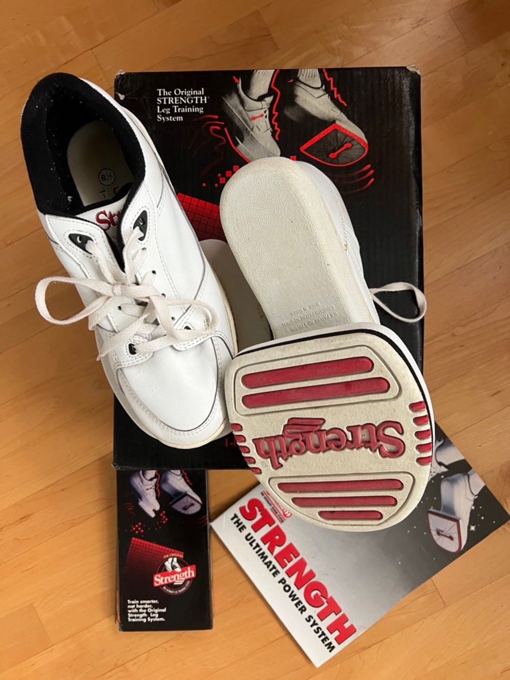 1993 Strength Training Shoes System - Original Box & VHS Seinfeld "Jimmy" Shoes